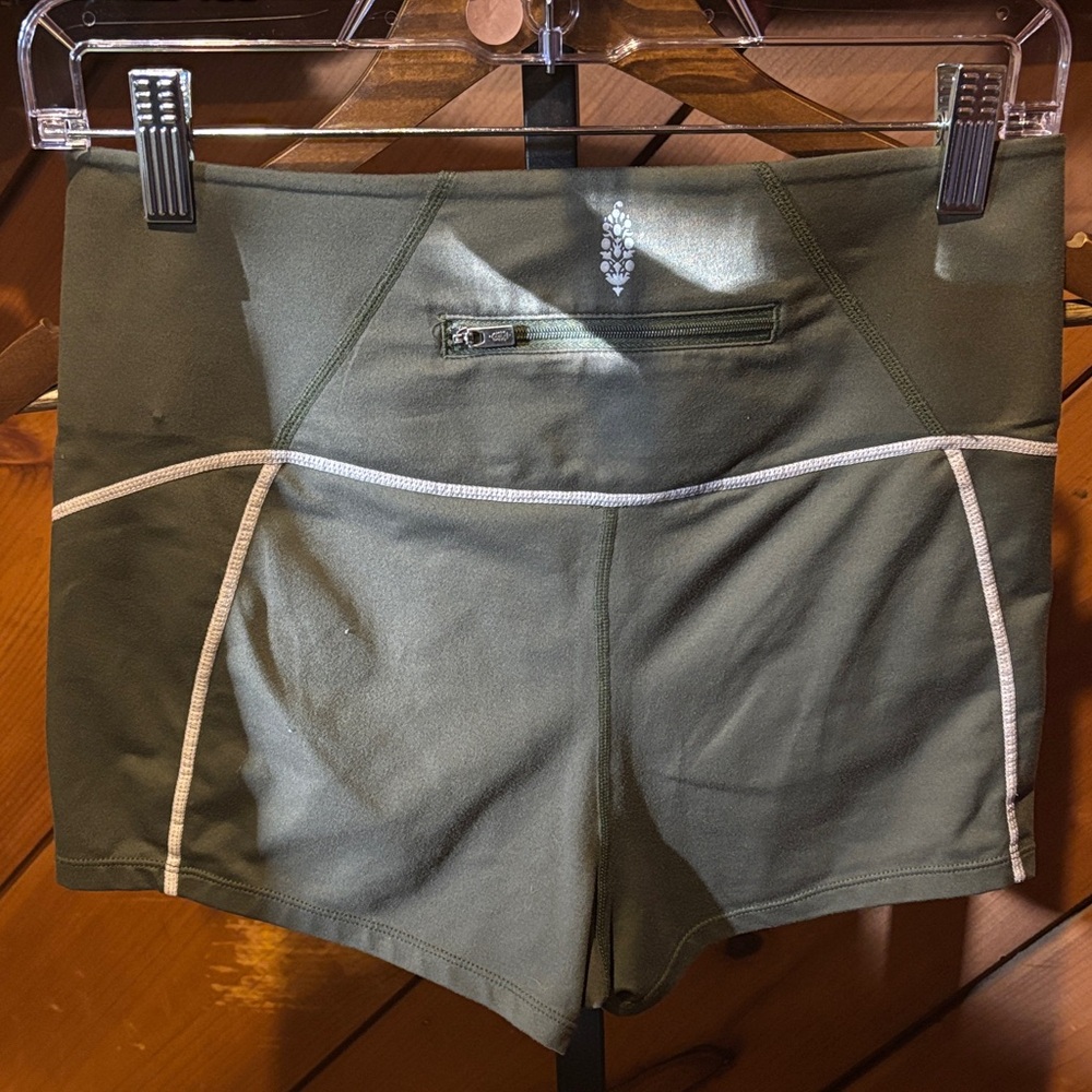 FP Movement by Free People Forest Green Athletic Shorts